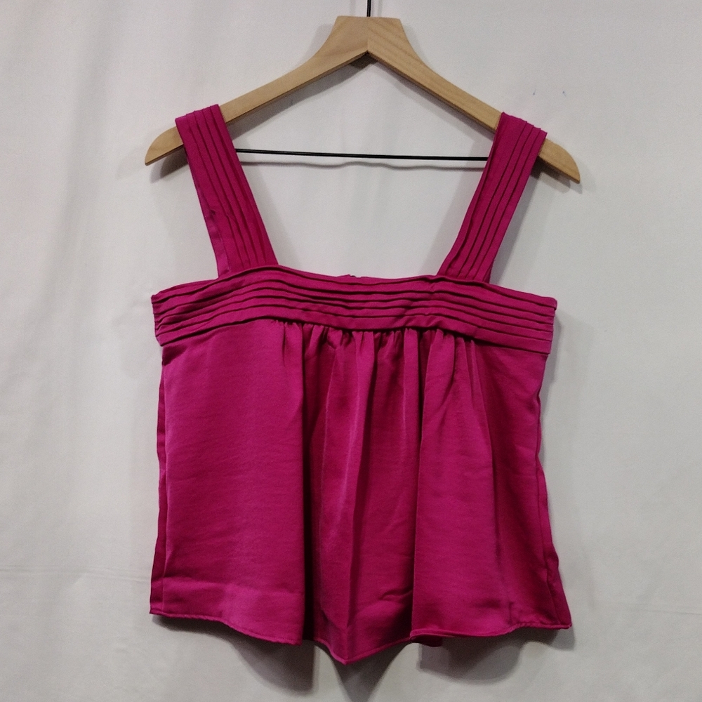 NWT Forever 21 Barbiecore Tank Top Women's L Pink Retro 90s Y2K Casual Beach